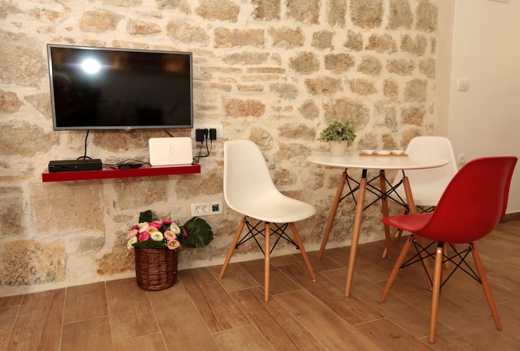Sitting area in the apartment