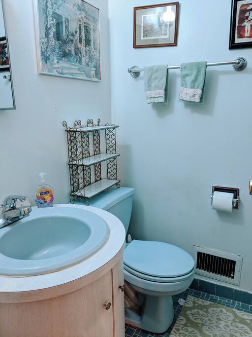 Your private bathroom.