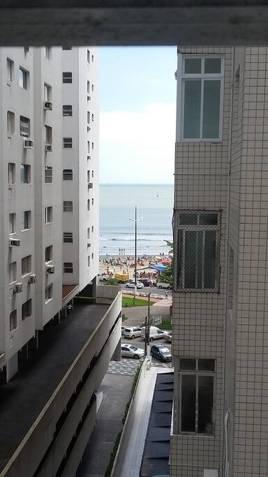 Vista do corredor para a praia