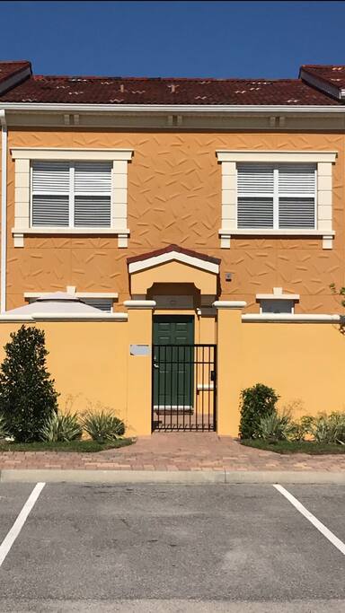 Front of the villa
