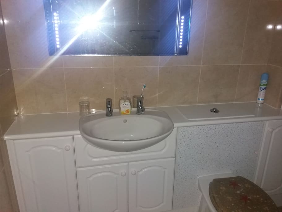 Family bathroom.