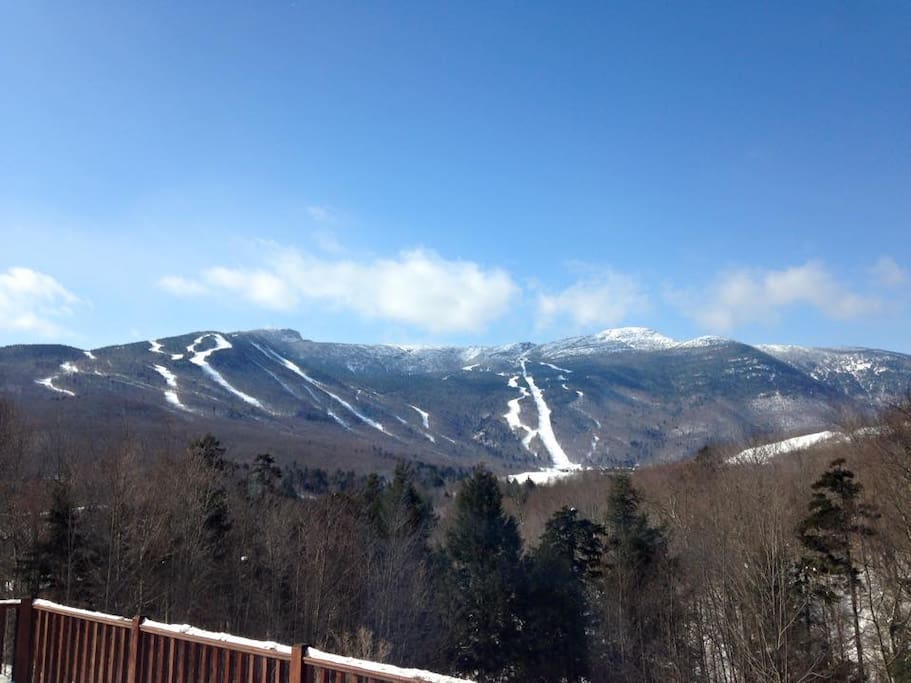 Views of Mt Mansfield, Vt's highest peak