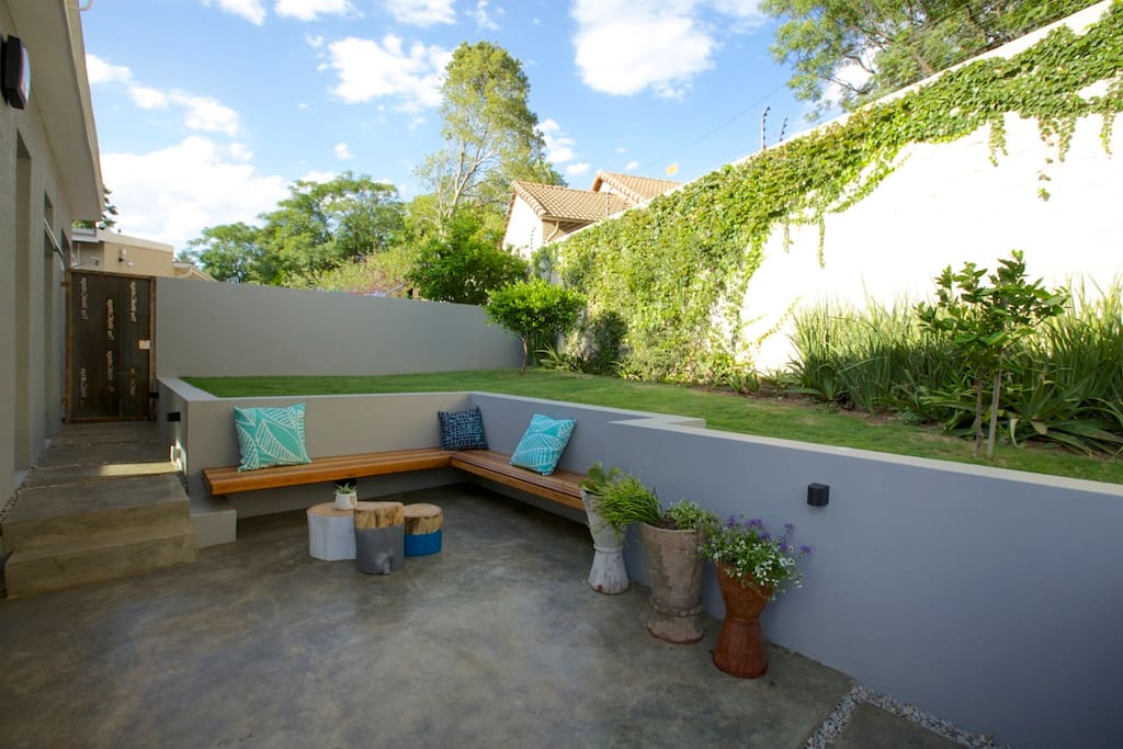 Big terrace with bench