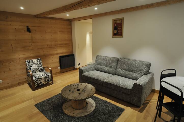 3 rooms cozy located in the heart of the village