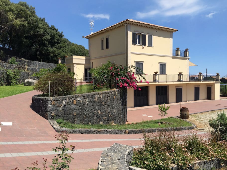 Vista lato Sud della casa