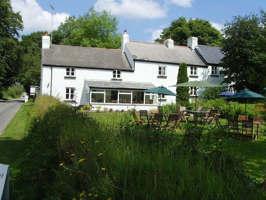 Back view of house