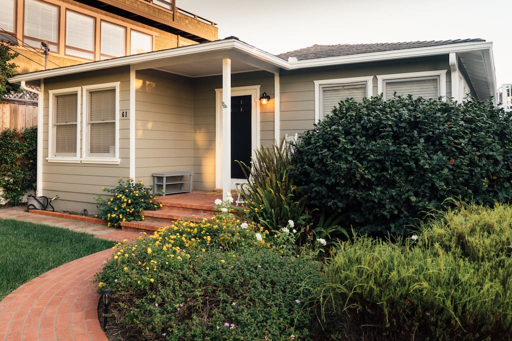 Classic California beach cottage