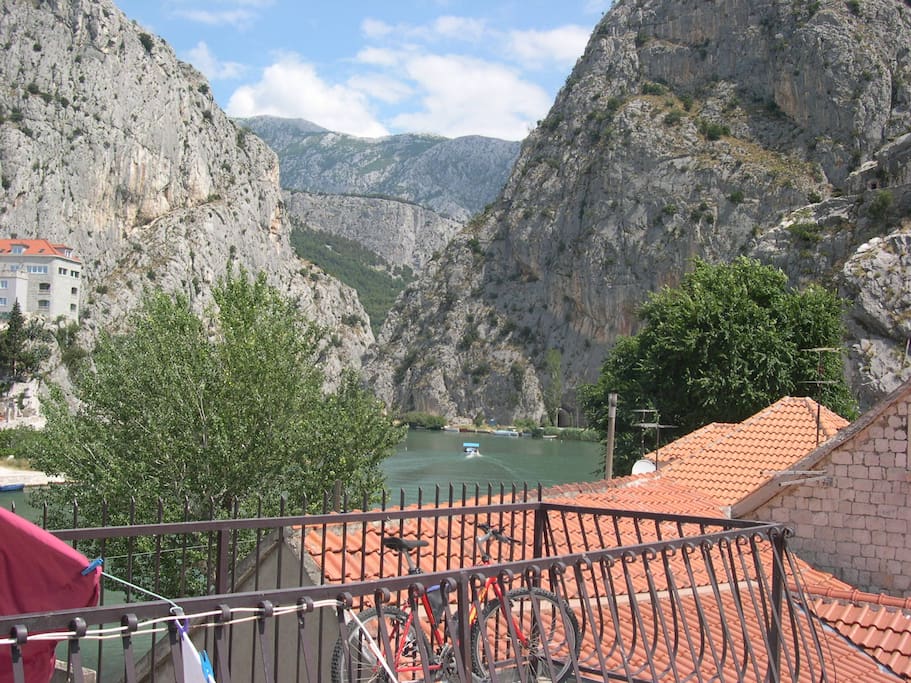 View of Cetina Canyon from the Terrace