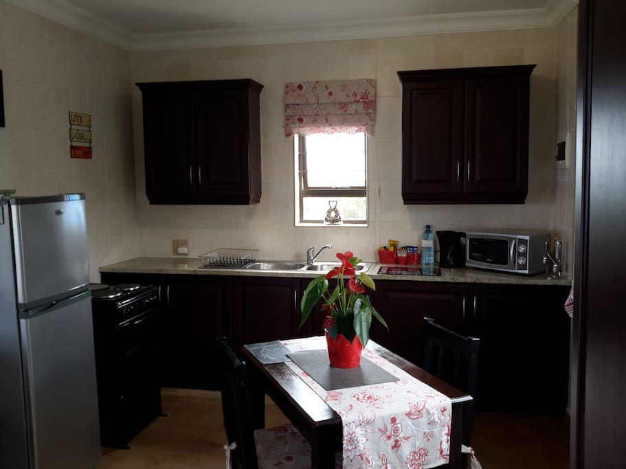 Kitchen and dining area.