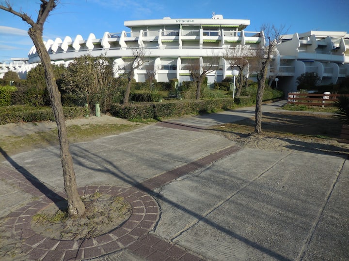 Apartment facing the sea 50 metres from the beach