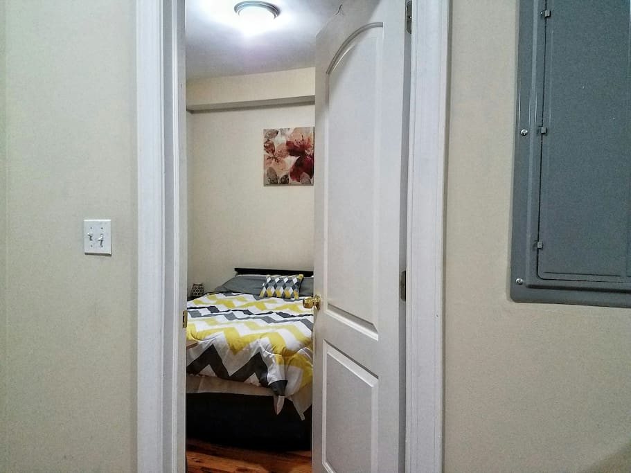 PRIVATE bedroom on upper level