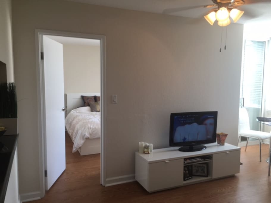 Entrance to the bed room from the living room