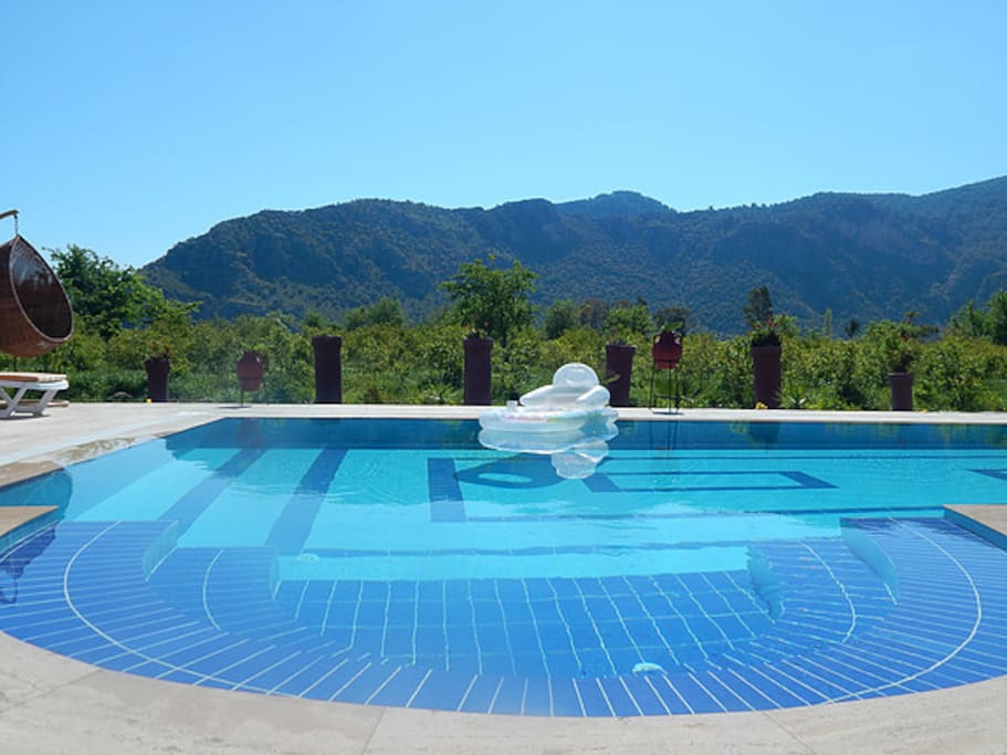 View from pool Steps