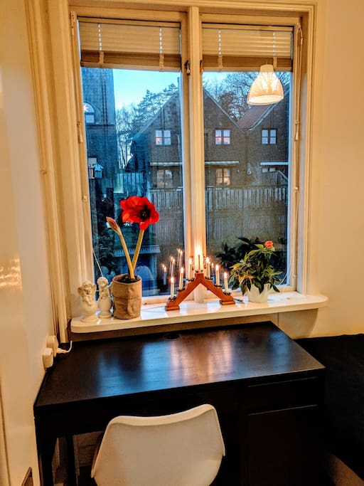 Bedroom, view 1.