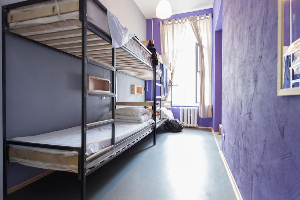 4-bed room in Cuba hostel