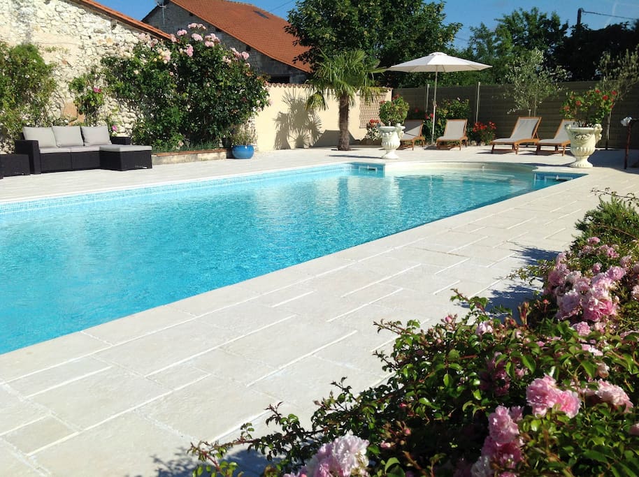 10m x 5m pool with steps.
