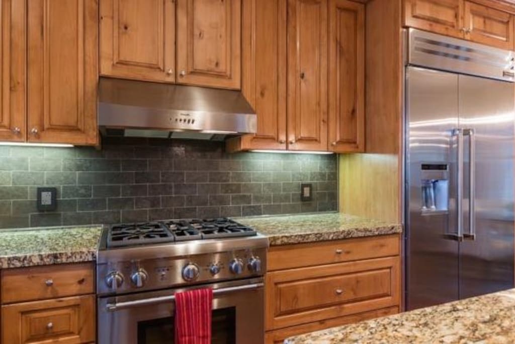 Stove Area. We also have an indoor Breville grill, extra large slow cooker and more.