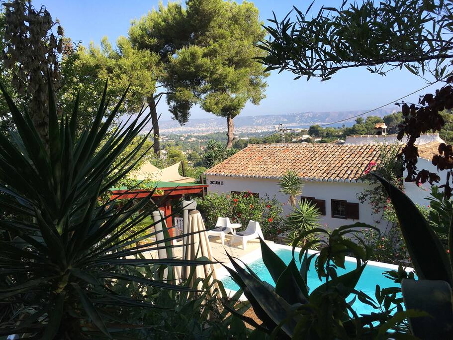 La casa con sus vistas