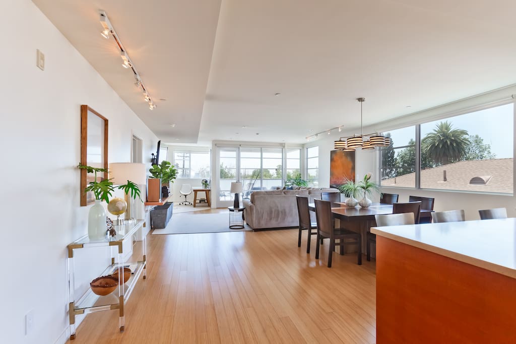 Open Floor Plan features large, spacious areas flooded with gorgeous light from all four sides