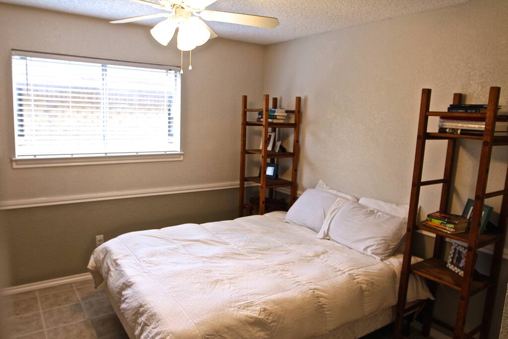 Comfy Queen Bed with Storage Towers