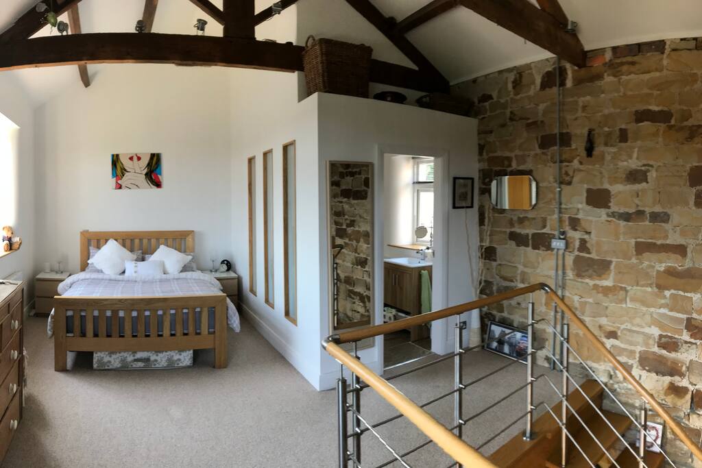 Cozy loft-alike bedroom space