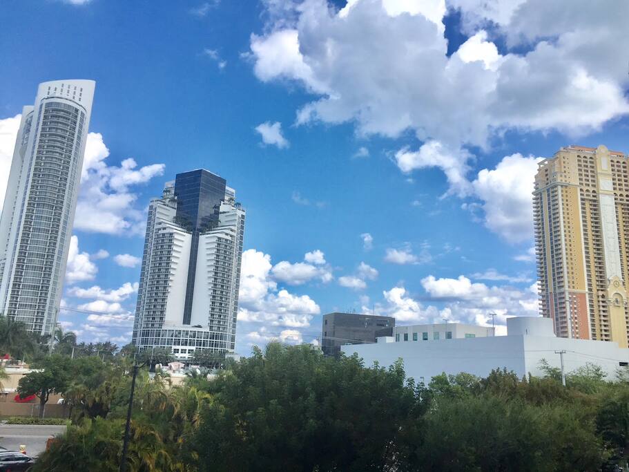 The resorts next door