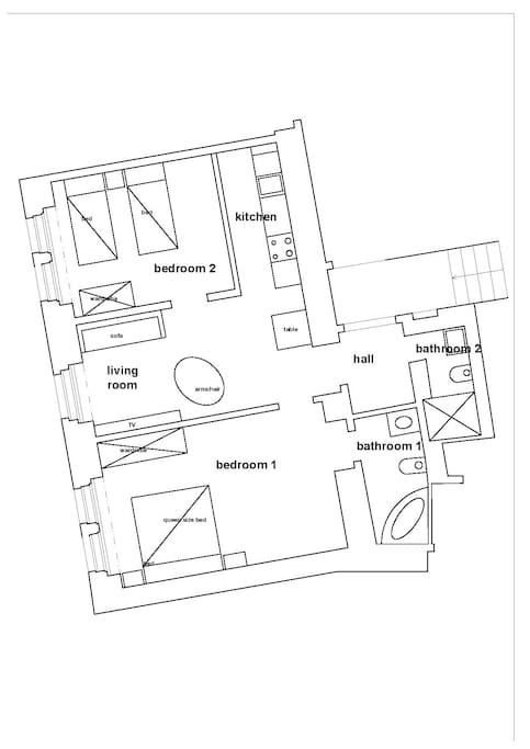 Plan of the apartment