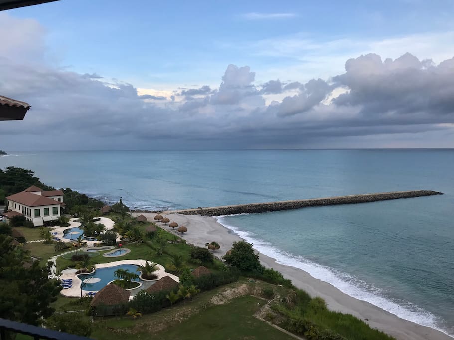 Vista desde el Balcon del Apartamento.