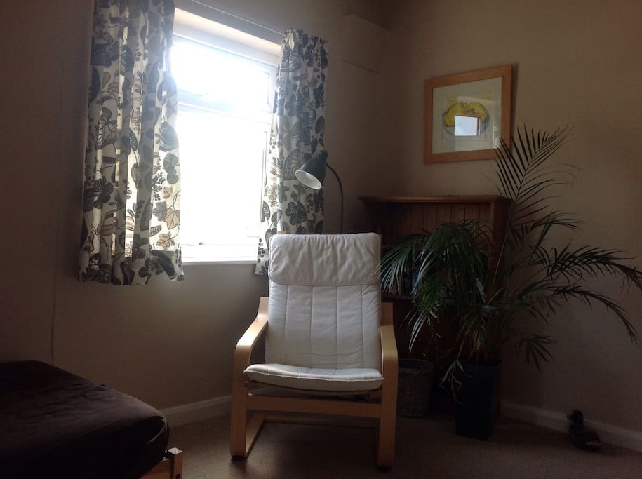 A relaxing space in the room