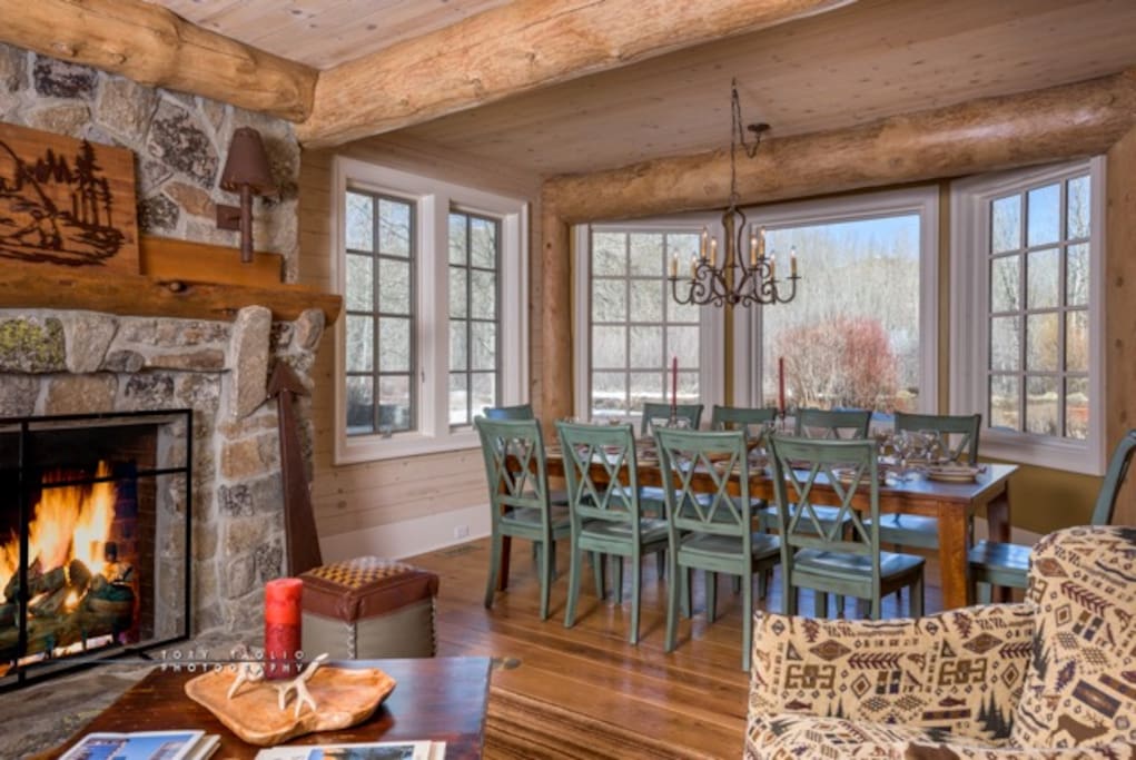 Main House Kitchen Great Room and Dining