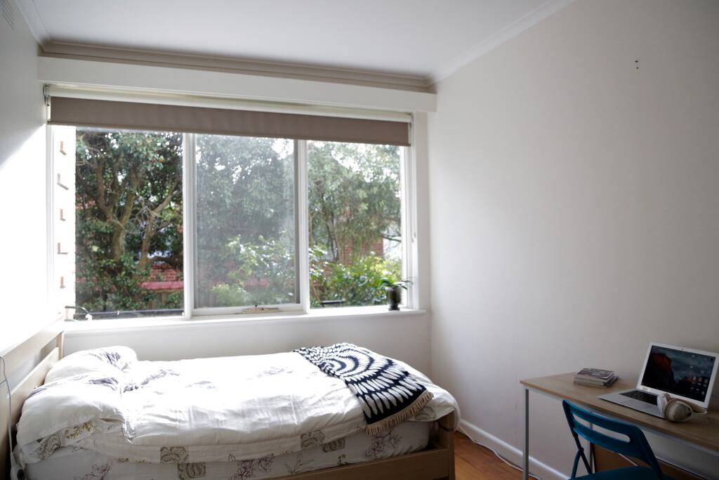 Sun-filled guest room