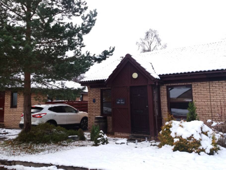Glenlivet Exterior . . . in light snow