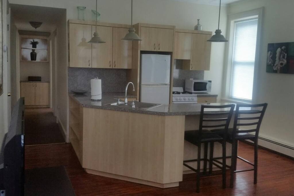 Kitchen with island