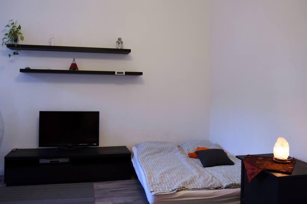 TV and Bed