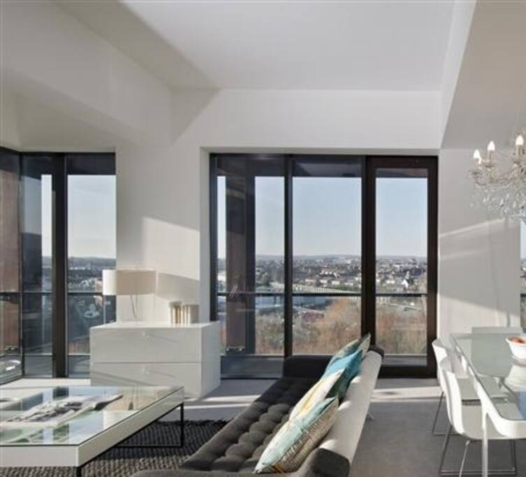 Bright large windows