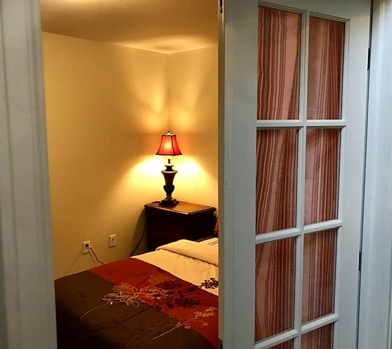 The entrance to your room