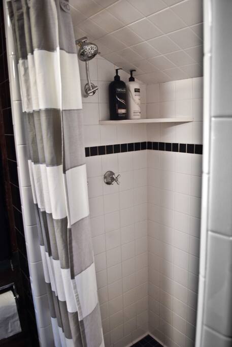 Shower in the master bedroom.