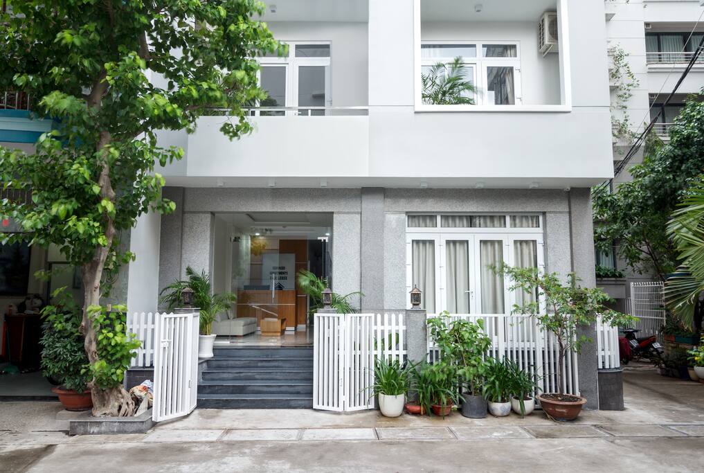 The front look of our building