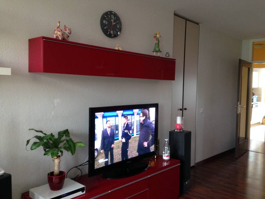 TV Ecke im Wohnzimmer