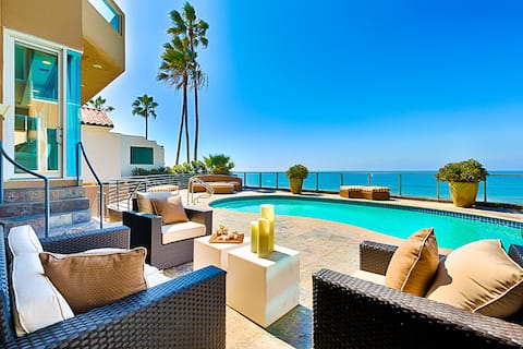 9,000 sq ft Celebrity Oceanfront Estate, La Jolla