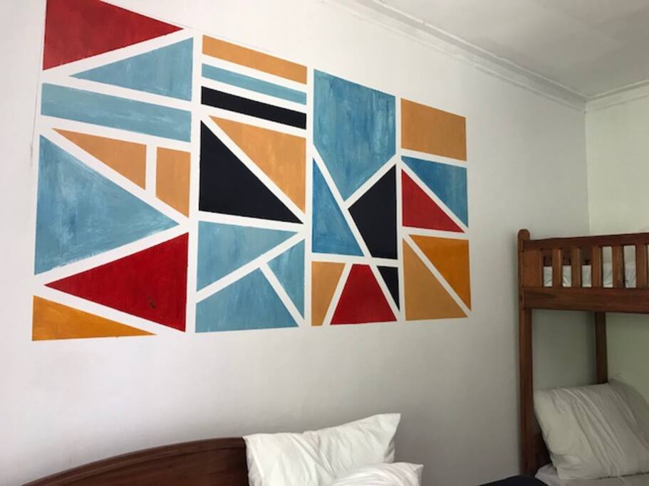 Our beautiful wall paint made by local artist