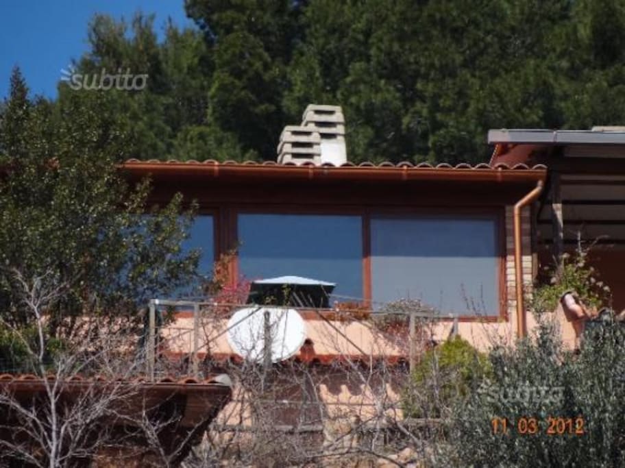 la terrazza coperta