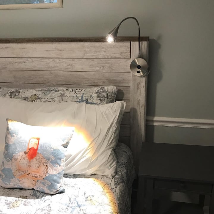 Krevati dopio "king" ka 2 drita leximi me porte USB