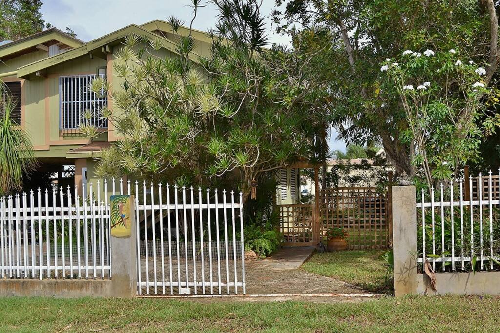 The House, your own gated driveway.