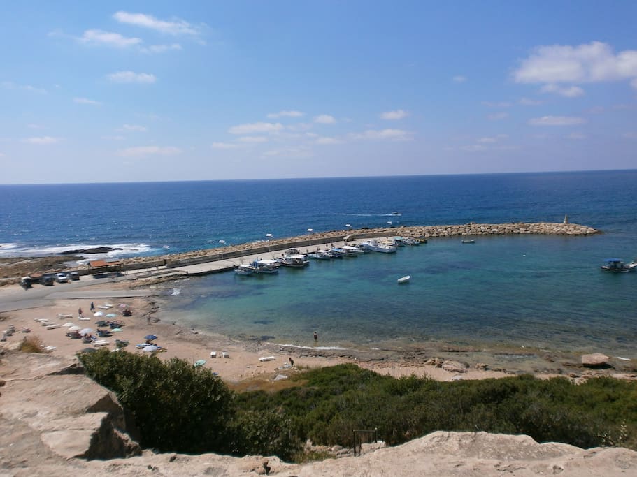 View of local harbour