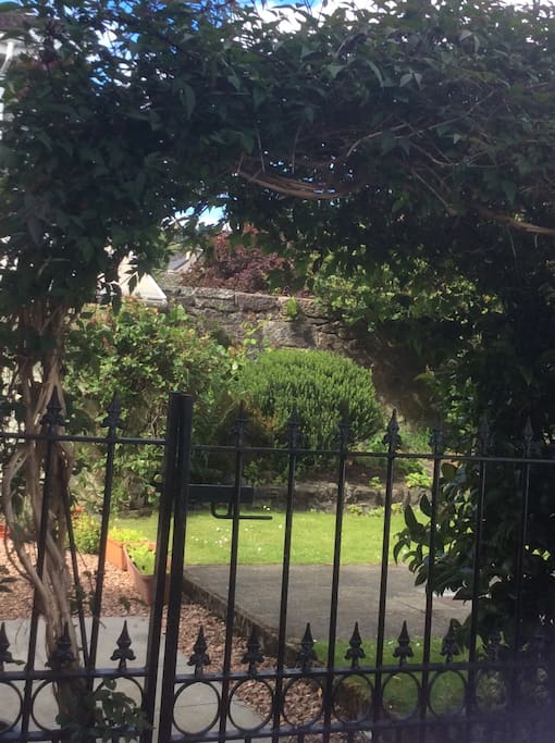 Garden entrance from off Street parking