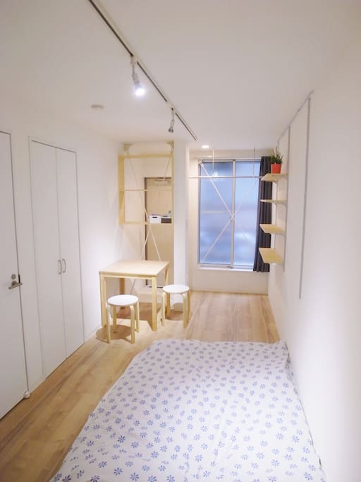 Simple and fashionable room of designer's apartment