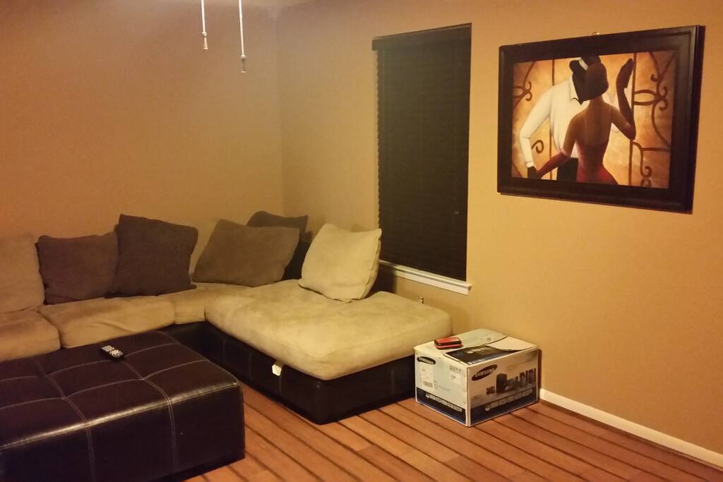 Large formal room that can be utilized for privacy or movie watching ,reading,or other entertainment purposes