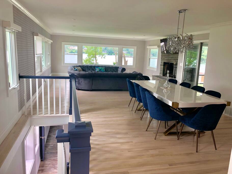 Dining and living room area