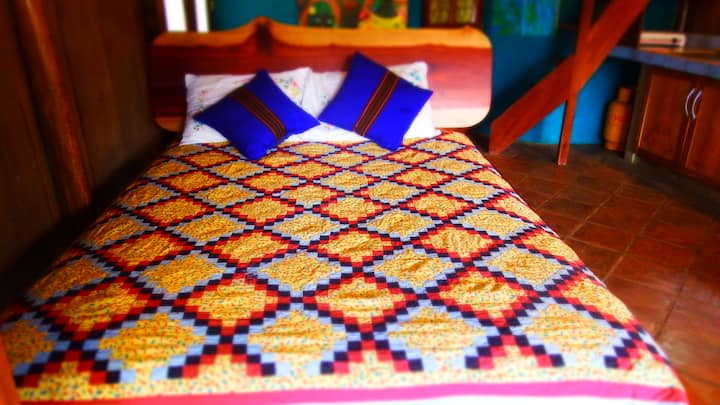 Queen bed downstairs